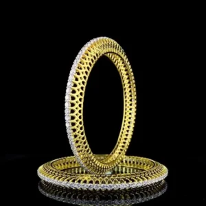 8 carat designer diamond bangles