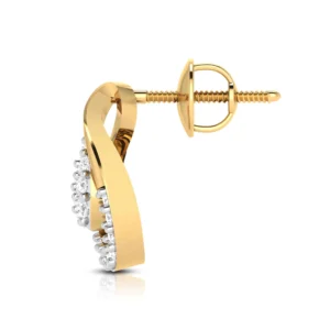 petite spark diamond earring