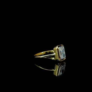 radiant cut diamond solitaire ring
