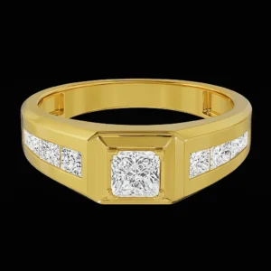 signature lab grown diamond mens ring