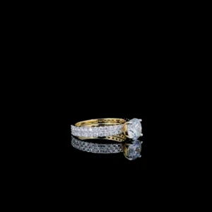 1ct solitaire diamond ring
